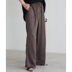 パンツ サテンイージーパンツ レディース