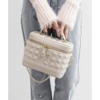 ショッピングモノグラム ハンドバッグ 2WAY モノグラムロゴキルティングバニティバッグ