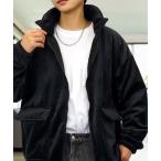 ミリタリージャケット モッズコート ミリタリージャケット ベロア×ボア ブルゾン