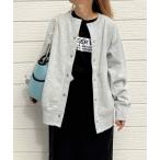 ショッピングカーデ カーディガン 裏毛ラメステッチカーデ レディース