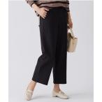 パンツ 裏起毛ジョーゼット素材ワイドパンツ６２ レディース