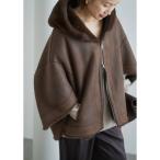 ショッピングフランス コート アウター LOU ANDREA/ルーアンドレア ECO FUR BZ エコファーブルゾン レディース