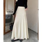 スカート プリーツマキシスカート