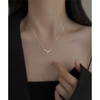 ショッピングイニシャル ネックレス イニシャルモチーフメタルネックレス レディース