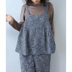 キャミソール 「WEB/一部店舗限定」「L〜5L 大きいサイズ」ツイードライクキャミ