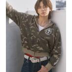  Parker [ внутри рисовое поле золотой . kun "надеты" ] короткий длина двойной Zip Parker / Cross Logo / камуфляж -ju/ короткий мужской женский 