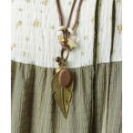 ネックレス ビッグ紐ネックレス/羽根/スター/NEO森ガール/フェアリーグランジ レディース