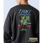 ショッピングトレーナー トレーナー スウェット 限定展開 TEENAGE MUTANT NINJA TURTLES/ミュータント タートルズ 別注 ビッグシルエット バックプ