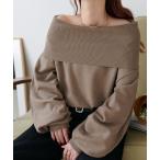 ニット セーター 「リバイバル」モチモチオフショルプルオーバー レディース