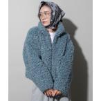 ショッピングモコモコ ブルゾン アウター モコモコフリース ショートジップブルソン レディース