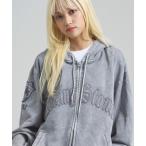 パーカー B-TRS-Lips＆Tongue ラインストーン-ZIPパーカー メンズ レディース