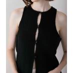 ニット セーター 「LA PEAU DE GEM」mohair like two piece knit/モヘアライク2ピースニット レディース
