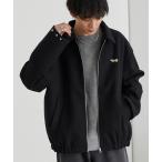 ブルゾン アウター PENNEYS/ペニーズ 別注 THE FOX ロゴ ワンポイントワッペン刺繍 テックメルトン オーバーサイズ ジップブルゾン メ