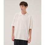 ポロシャツ 「ATON/エイトン」FRESCA KNIT HAIF SLEEVE POLO SWEATER メンズ