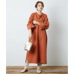 「FREAK'S STORE」 「penney’s」長袖ワンピース フリ- オレンジ レディース