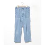 [flower] обработка Denim брюки M голубой женский 