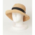 「FURLA」 ストローハット - ブラウン レディース