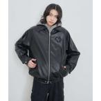 ブルゾン アウター Heart art design jacket / ハート型押しジャケット レディース メンズ