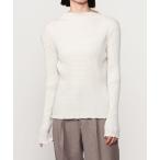 ショッピング長袖tシャツ tシャツ LE GLAZIK | コットンランダムリブ ボトルネック長袖Tシャツ WOMEN レディース
