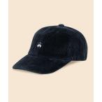 ショッピングコーデュロイ キャップ 帽子 コットン　8-Waleコーデュロイ　GFロゴ　ベースボールキャップ メンズ