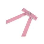 ヘアクリップ ベロアリボン　ヘアクリップ