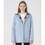 ショッピングブラックレーベル カーディガン クレストブリッジチェックリバーシブルダンボールミディ丈コーディガン レディース