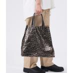 トートバッグ 「WEB限定」「AULENTTI/オウレンティ」ポーチ付きトートバッグ　ヒョウ柄 レディース