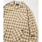 シャツ PENDLETON/ペンドルトン 別注 コットンシャギー オープンカラー チェックロングスリーブシャツ メンズ