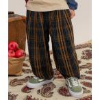 ショッピング女の子 パンツ 「ジュニア対応」ワイドタックパンツ キッズ 子供服 男の子 女の子