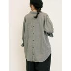 チュニック 後ろ釦スキッパーチュニック