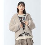 ショッピングハート ブルゾン アウター ショートファー フード ブルゾン レディース