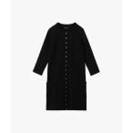 カーディガン オーガニックコットン メルトン 七分袖 カーディガンプレッション ”Robe” レディース