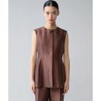 ショッピングジレ ベスト ジレ ペプラムジレ レディース