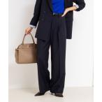 パンツ 「セットアップ対応」ウォッシャブルサイロトロピカルワイドパンツ レディース