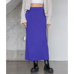 スカート 「HEREIAM」EASYニットナロースカート