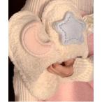 スリッパ ミルキーウェイふわふわルームシューズ