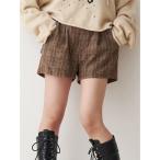 パンツ ベロアリボンショートパンツ「セットアップ対応」 レディース