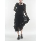 ショッピングフリル ワンピース ラッフルフリルレースロングワンピース