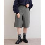 パンツ 吸湿発熱 / ウォッシャブルソフトサーモハーフパンツ レディース