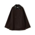 ショッピングedition ピーコート pコート Super120's ライトメルトン ショートコート レディース