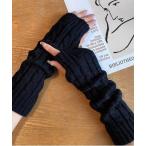  перчатки кабель плетеный вязаный гетры для рук [ теплоизоляция * защищающий от холода ] женский 