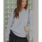 ニット セーター loose scallop v-neck knit / ルーズスカラップVネックニット レディース