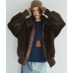 ショッピングJACKET コート アウター 「ZOZO限定」MINK-LIKE FUR JACKET/ミンクライクファージャケット レディース