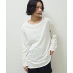 tシャツ 「WEB限定」裾ラウンドホワイトインナー レディース