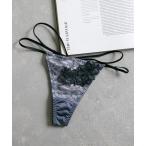 ショーツ レーシーフラワーコード　Tバックショーツ