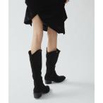 ブーツ フェイクスウェード2WAYロングブーツ レディース