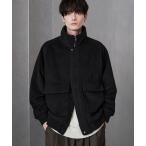 ブルゾン アウター ウール混メルトンダー