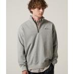 トレーナー スウェット シグネチャー スウェットシャツ クォータージップ メンズ