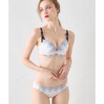 ブラジャー ショーツセット ジュエルロゼットブラ＆ショーツセット