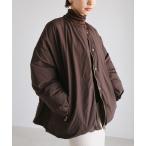 ダウンコート ダウンジャケット ノーカラーサイドジップダウンジャケット レディース